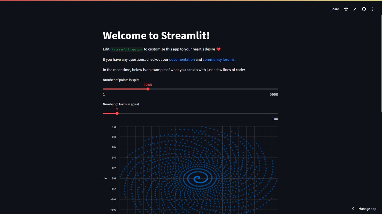 Streamlit Spiral Visualization App